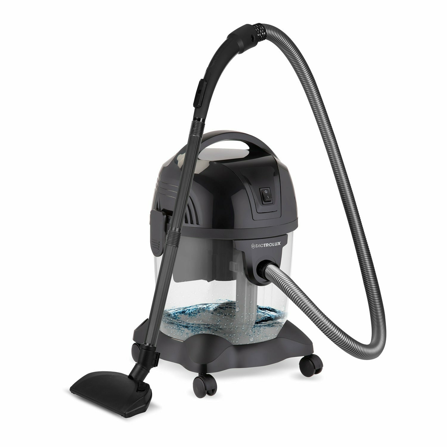 DICTROLUX - Aspirapolvere per solidi e liquidi con funzione soffiatore 9 litri Serie 402 1200 Watt - Grey Thiago